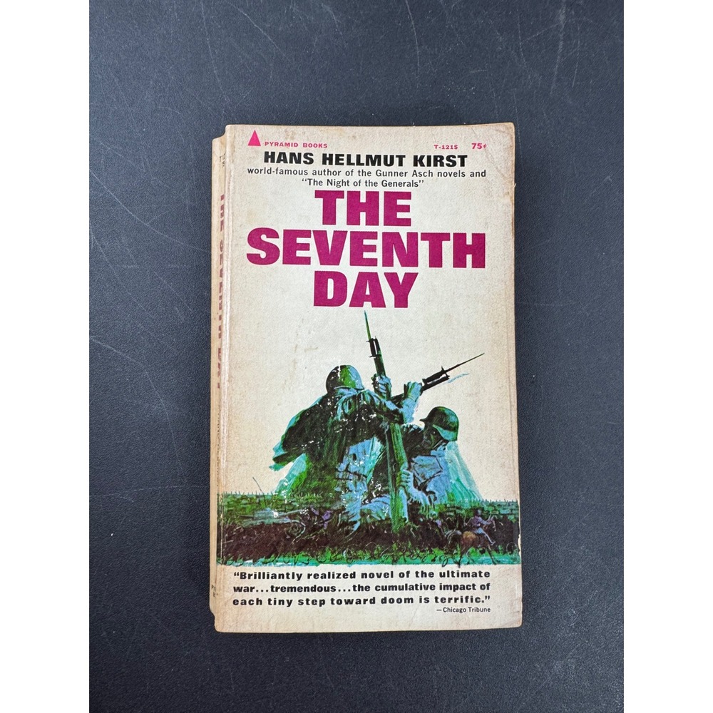 The Seventh Day Hans Hellmut Kirst 1965 Pyramid Books Paperback T-1215‎ Vintage